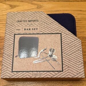 Bar Set - Silver NEW 5 pieces